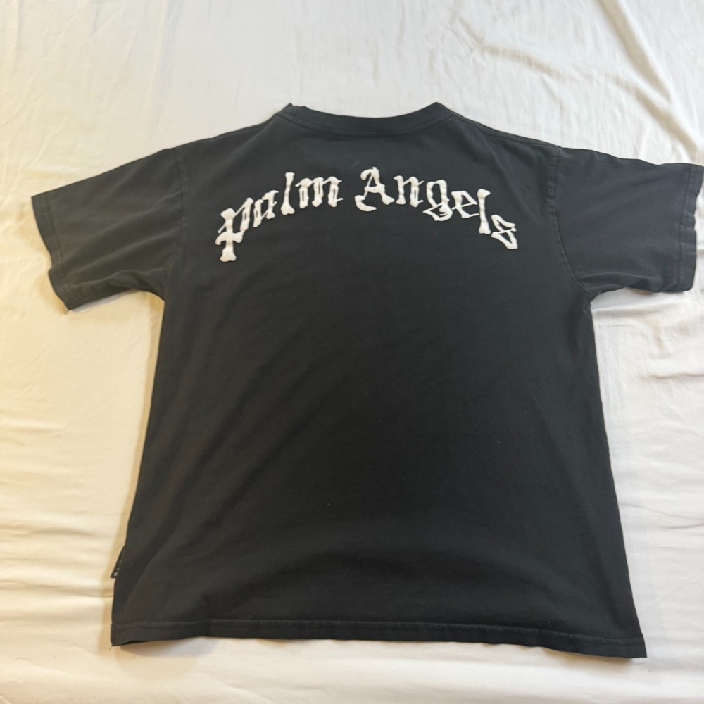 Palm Angels Teddy Bear Black T-Shirt Mens Medium Cotton - Picture 2 of 8